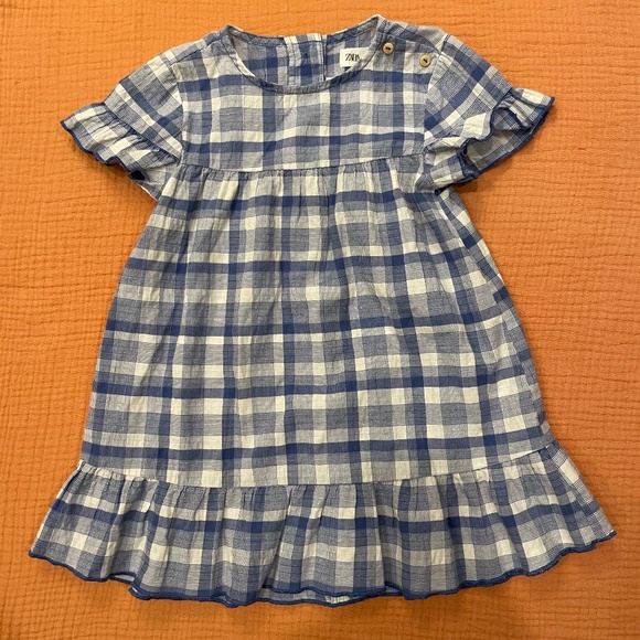 Zara Other - Zara Summer Gingham Dress Girl 2-3T